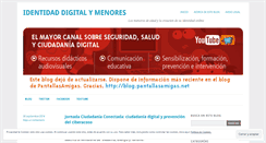 Desktop Screenshot of identidaddigital.wordpress.com