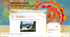 Desktop Screenshot of oanamuscalu.wordpress.com