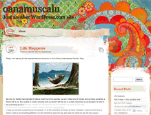 Tablet Screenshot of oanamuscalu.wordpress.com
