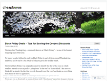 Tablet Screenshot of cheapbuyus.wordpress.com