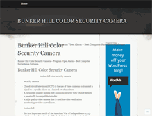 Tablet Screenshot of bunkerhillcolorsecuritycameragpi.wordpress.com