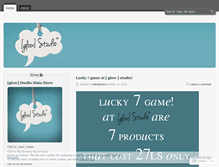 Tablet Screenshot of glowstudio.wordpress.com