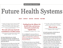Tablet Screenshot of futurehealthsystems.wordpress.com
