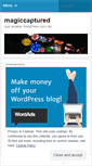 Mobile Screenshot of magiccaptured.wordpress.com