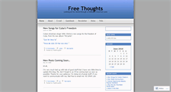 Desktop Screenshot of freethoughts.wordpress.com