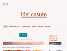 Tablet Screenshot of ideicusute.wordpress.com