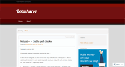 Desktop Screenshot of botusharov.wordpress.com