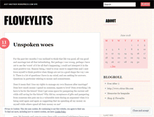 Tablet Screenshot of floveylits.wordpress.com