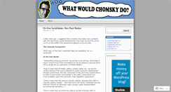 Desktop Screenshot of chomsky.wordpress.com