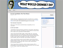 Tablet Screenshot of chomsky.wordpress.com