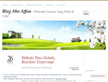 Tablet Screenshot of blogabuaffan.wordpress.com