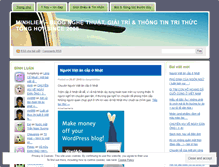 Tablet Screenshot of minhlien.wordpress.com