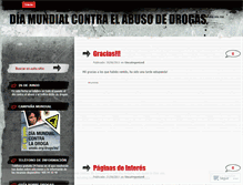 Tablet Screenshot of diasindrogas.wordpress.com