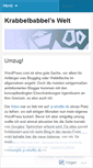 Mobile Screenshot of krabbelbabbel.wordpress.com
