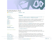 Tablet Screenshot of krabbelbabbel.wordpress.com