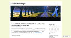 Desktop Screenshot of actaautismarges.wordpress.com