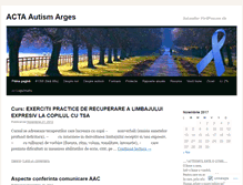 Tablet Screenshot of actaautismarges.wordpress.com