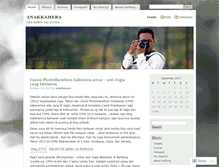 Tablet Screenshot of anakkamera.wordpress.com