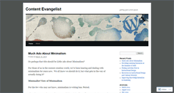 Desktop Screenshot of contentevangelists.wordpress.com