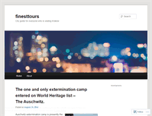Tablet Screenshot of finesttours.wordpress.com