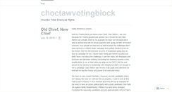 Desktop Screenshot of choctawvotingblock.wordpress.com