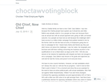Tablet Screenshot of choctawvotingblock.wordpress.com