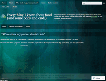 Tablet Screenshot of foodbunker.wordpress.com