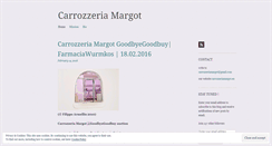 Desktop Screenshot of carrozzeriamargot.wordpress.com