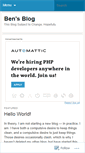 Mobile Screenshot of benmclain.wordpress.com