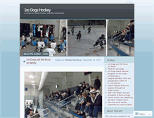 Tablet Screenshot of coveringtheicedogs.wordpress.com