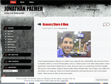 Tablet Screenshot of jonathanpalmer.wordpress.com