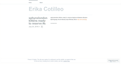 Desktop Screenshot of erikacotilleo.wordpress.com