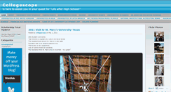 Desktop Screenshot of collegescope.wordpress.com