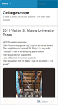 Mobile Screenshot of collegescope.wordpress.com