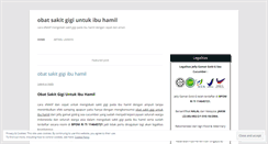 Desktop Screenshot of obatsakitgigiuntukibuhamil.wordpress.com