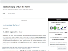 Tablet Screenshot of obatsakitgigiuntukibuhamil.wordpress.com