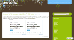 Desktop Screenshot of aplref.wordpress.com