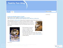 Tablet Screenshot of familyfunshop.wordpress.com
