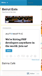 Mobile Screenshot of beiruteats.wordpress.com