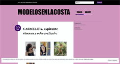 Desktop Screenshot of modelosenlacosta.wordpress.com