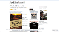 Desktop Screenshot of kangdarma.wordpress.com