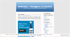 Desktop Screenshot of moderatacivilkommitten.wordpress.com