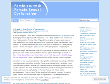 Tablet Screenshot of feministswithfsd.wordpress.com