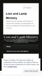 Mobile Screenshot of lionandlambministry.wordpress.com