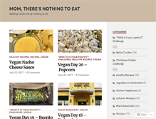 Tablet Screenshot of momtheresnothingtoeat.wordpress.com