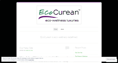 Desktop Screenshot of ecocurean.wordpress.com