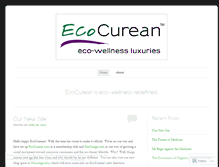 Tablet Screenshot of ecocurean.wordpress.com