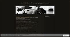 Desktop Screenshot of dissolvingborders.wordpress.com