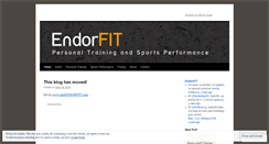 Desktop Screenshot of endorfit.wordpress.com