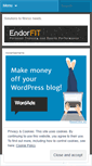 Mobile Screenshot of endorfit.wordpress.com